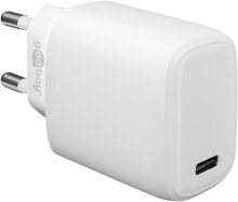 Wentronic USB-C PD Schnellladegerät 20 W weiß - 1x -Anschluss Power