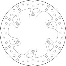 BREMBO 68B407B8 front brake disc