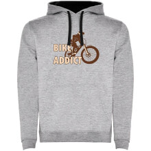 KRUSKIS Bike Addict Two-Colour Hoodie