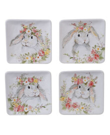 Sweet Bunny 4-Pc. Canape Plate asst.