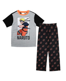 Купить детские пижамы для мальчиков Naruto: Boys Shippuden Hidden Leaf Youth Pajama Pants & Shirt Set