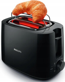 Toster Philips Philips | Daily Collection Toaster | HD2583/90 | Number of slots 2 | Housing material Plastic | Black