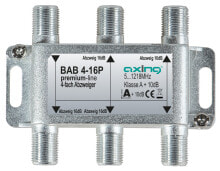 Компьютерные разъемы и переходники axing BAB 4-16P Кабельный разветвитель Серый BAB00416P