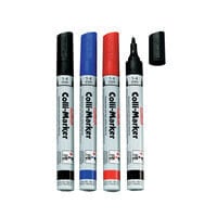 Permanent-Marker Colli 1-4 mm 5 Stueck Blau/Rot/Schwarz