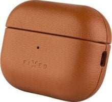 Fixed Fixed | Earbuds Case with MagSafe Support | Apple AirPods Pro 2/Pro 2 (USB-C) | Brown | Leather