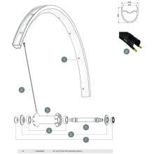 MAVIC Allroad Elite UST UB 2018 Front 9 Units Spokes