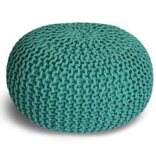 Pouf Sitzpouf Bodenkissen Strickhocker