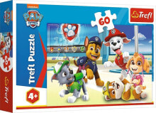 Trefl Puzzle 60 elementów W świecie piesków Psi Patrol (Paw Patrol)