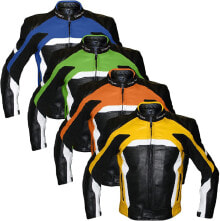 Куртки кожаная мотоциклетная куртка German Wear