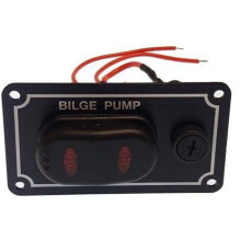 GOLDENSHIP On-Off Bilge Pump Horizontal Switch Panel