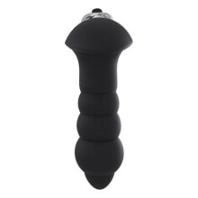 Anal plug S Pleasures Bubble Black Black/Silver