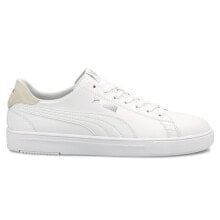 Puma Serve Pro Lite Lace Up Mens White Sneakers Casual Shoes 37490201