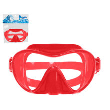 Masks and snorkels for scuba diving