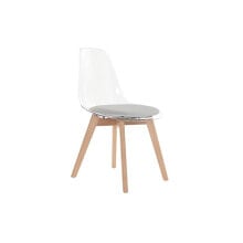 Dining Chair DKD Home Decor Grey Wood Polycarbonate 54 x 47 x 81 cm