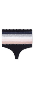 Calvin Klein women's Signature Cotton 7-Pack Thong Underwear