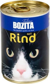 Купить влажные корма для кошек Bozita: Bozita Wołowina puszka - 410g