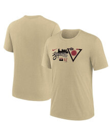 Nike men's Sand Arizona Diamondbacks City Connect Tri-Blend T-shirt