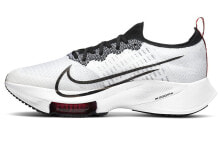 Nike Air Zoom Tempo Next% 编织 回弹 低帮 跑步鞋 男款 白黑阴阳 / Кроссовки Nike Air Zoom CI9923-102