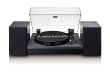 Lenco LS-300 Аудио проигрыватель с ременным приводом Черный LS-300BL