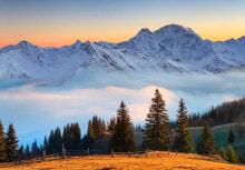 Vinyl Fototapete Berge Landschaft Natur