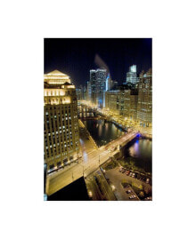 Trademark Global monte Nagler Chicago at Night Chicago Color Canvas Art - 20