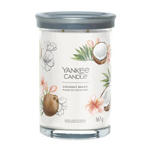 Освежители воздуха и ароматы для дома aromatic candle Signature tumbler large Coconut Beach 567 g