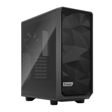 Computer cases for gaming PCs fractal Design Meshify 2 Compact - PC - Steel - Tempered glass - Black - ATX - micro ATX - Mini-ITX - Gaming - 16.9 cm