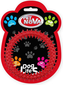 Игрушка для собак Pet Nova TPR Dentring Red 12.5cm
