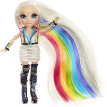 Куклы модельные Эксклюзивная кукла Rainbow High Hair Studio Amaya Raine с набором для волос 5в1