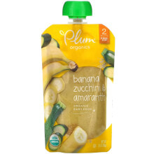 Organic Baby Food, 6 Mos & Up, Banana, Zucchini & Amaranth, 3.5 oz (99 g)