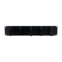 MCL 9A/GC-5/2U - Cable tray - Rack - Metal - Black