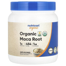 Organic Maca Root, Unflavored, 1 lb (454 g)