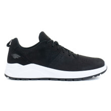 Мужская спортивная обувь для бега Мужские кроссовки спортивные для бега черные текстильные низкие  с белой подошвой 4F OBML251