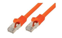 Кабели и разъемы для аудио- и видеотехники shiverpeaks BASIC-S сетевой кабель 0,25 m Cat7 S/FTP (S-STP) Оранжевый BS75511-0.25O