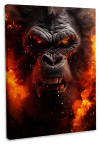 Leinwandbild Fire Ape