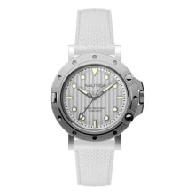 Мужские наручные часы с ремешком Мужские наручные часы с белым силиконовым ремешком Nautica NAD12548G