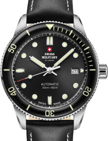 Купить наручные часы Swiss Military: Swiss Military SMA34106.05 Mens Watch Automatic Diver 42mm 20ATM