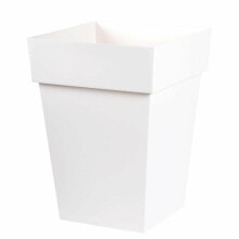 Plant pot EDA Tuscany White polypropylene 39 x 39 x 53 cm