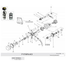 CRESSI First Stage Knob Coarse Thread