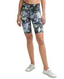 Calvin Klein Performance 276547 Tie-Dyed High-Waist Bike Shorts Womens size XS