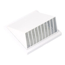 EDM Ventilation grille with ABS hood 125 mm