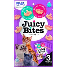 INABA Juicy Bites Shrimp And Seafood Cat Snack 3x11 3g