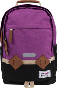 Детские рюкзаки и ранцы для школы для девочек рюкзак для девочки из коллекции  Basic Leisure Strigo  .  2 отделения. Фиолетовый.