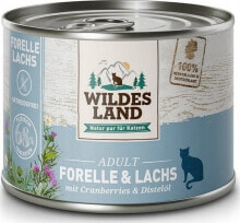 Wildes Land Wildes Land Cat Classic Adult Forelle & Lachs puszka 185g