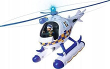 Dickie Simba Fireman Sam Police Wallaby, Toy Vehicle (White/Blue, With Light and Sound)