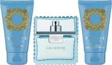 Versace Man Eau Fraiche - Duftset (Eau de Toilette 50ml + After Shave Balsam 50ml + Duschgel 50ml)