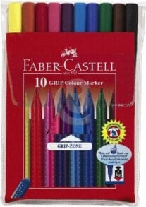 Фломастеры для рисования для детей faber-Castell Markers Grip 20 colors