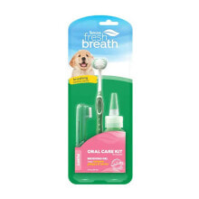 Купить косметика и гигиенические товары для собак TROPICLEAN: TROPICLEAN Fresh Breath Kit Puupy Dog Toothpaste