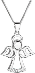 Женские ювелирные колье beautiful silver necklace Angel with Swarovski 32076.1 (chain, pendant)
