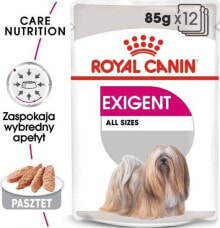 Royal Canin Royal Canin Exigent karma mokra dla wybrednych psów dorosłych, wszystkich ras, pasztet saszetka 85g